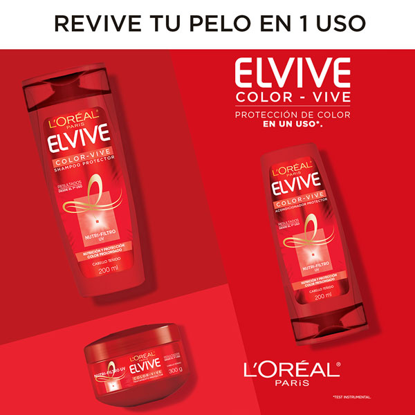 Buy Elvive color-vive low champú cabellos teñidos 400 ml of cream L'Oreal  Paris