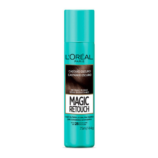 Tintura Loreal Paris Magic Retouch Castaño Oscuro X 1u