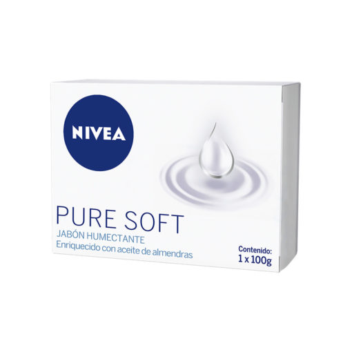 Jabón Nivea Pure Soft  X 1 U