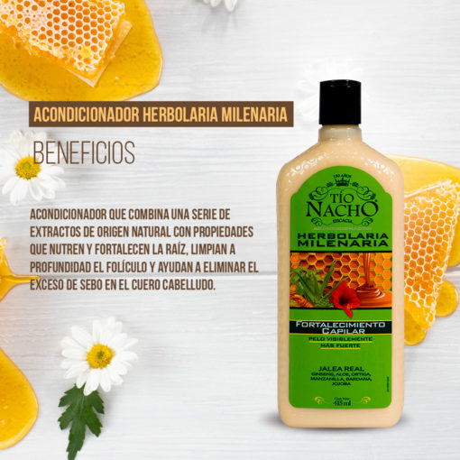 Acondicionador Tio Nacho Herbolaria Milenaria  X 415 Ml - Imagen 4