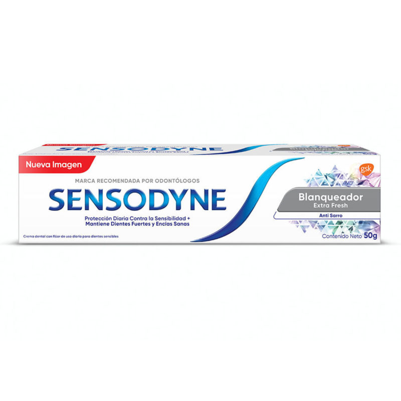 Crema Dental Sensodyne Blanqueador Extra Fresh X 50 Gr – Casa Florian