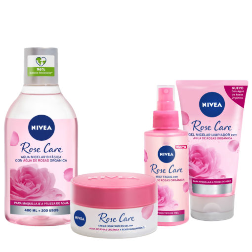 Kit Rutina Facial Nivea Rose Care Todo tipo de Piel 1 X 1 U