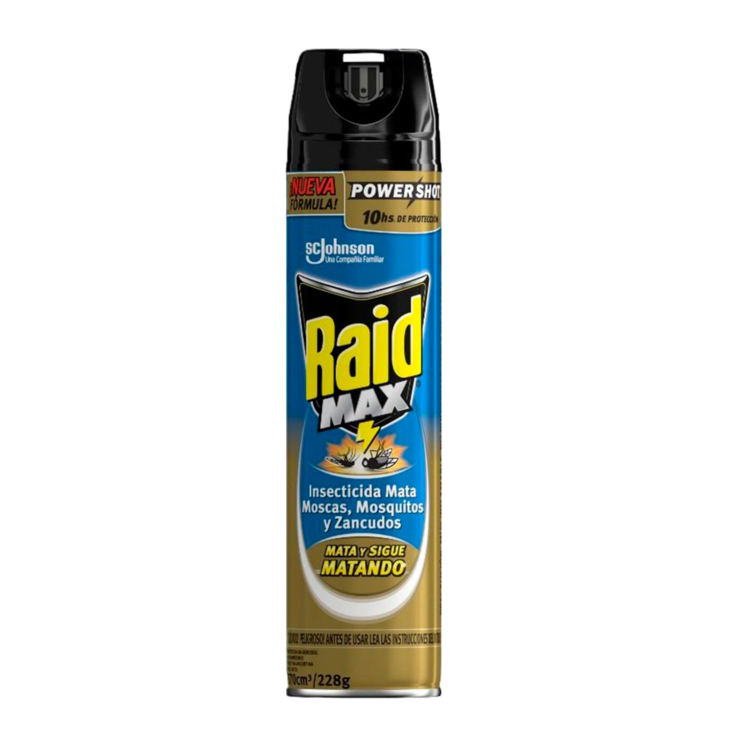 Insecticida Mata Moscas Y Mosquitos Raid 5 En 1 X 360 Ml Casa Florian 6508